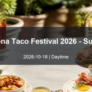 Arizona Taco Festival 2026 - Sunday daytime event card