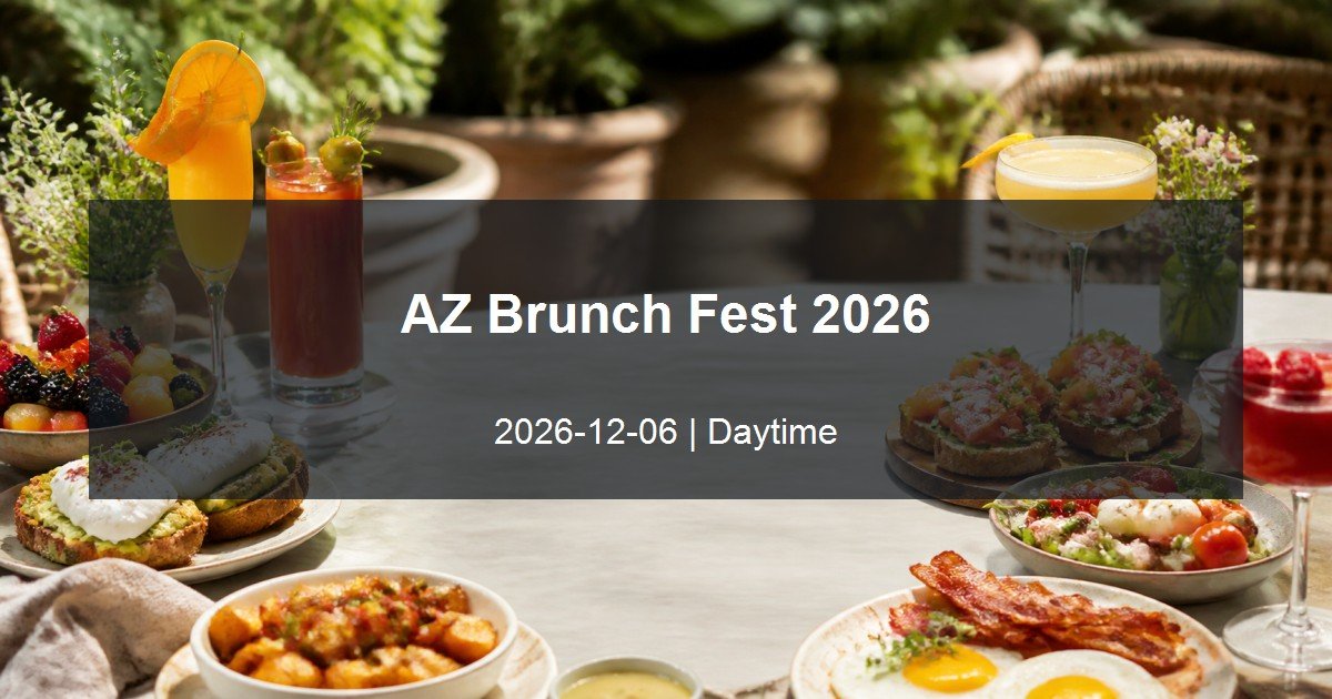 AZ Brunch Fest 2026 daytime event card
