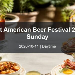 Great American Beer Festival 2026 - Sunday daytime event card