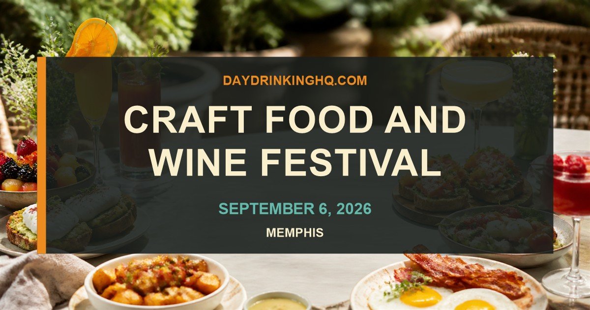 Craft Food and Wine Festival Memphis 2026 event guide