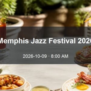 Memphis Jazz Festival 2026 daytime event card