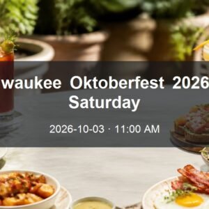 Milwaukee Oktoberfest 2026 — Saturday daytime event card