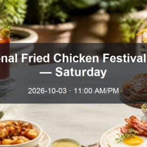 National Fried Chicken Festival 2026 — Saturday daytime event card