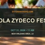 DayDrinkingHQ event card for NOLA Zydeco Fest 2026