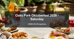 Oaks Park Oktoberfest 2026 - Saturday daytime event card
