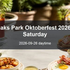 Oaks Park Oktoberfest 2026 - Saturday daytime event card