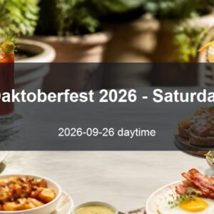 Oaktoberfest 2026 - Saturday daytime event card