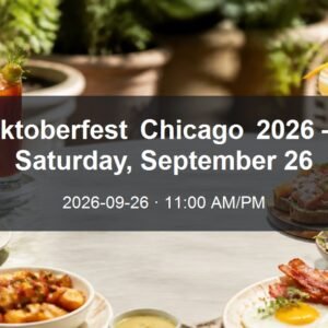 Oktoberfest Chicago 2026 — Saturday, September 26 daytime event card