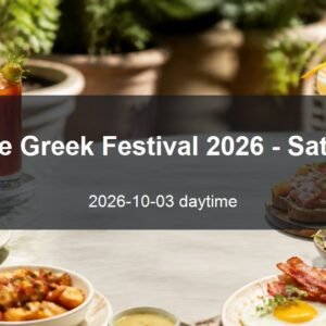 Seattle Greek Festival 2026 - Saturday daytime event card