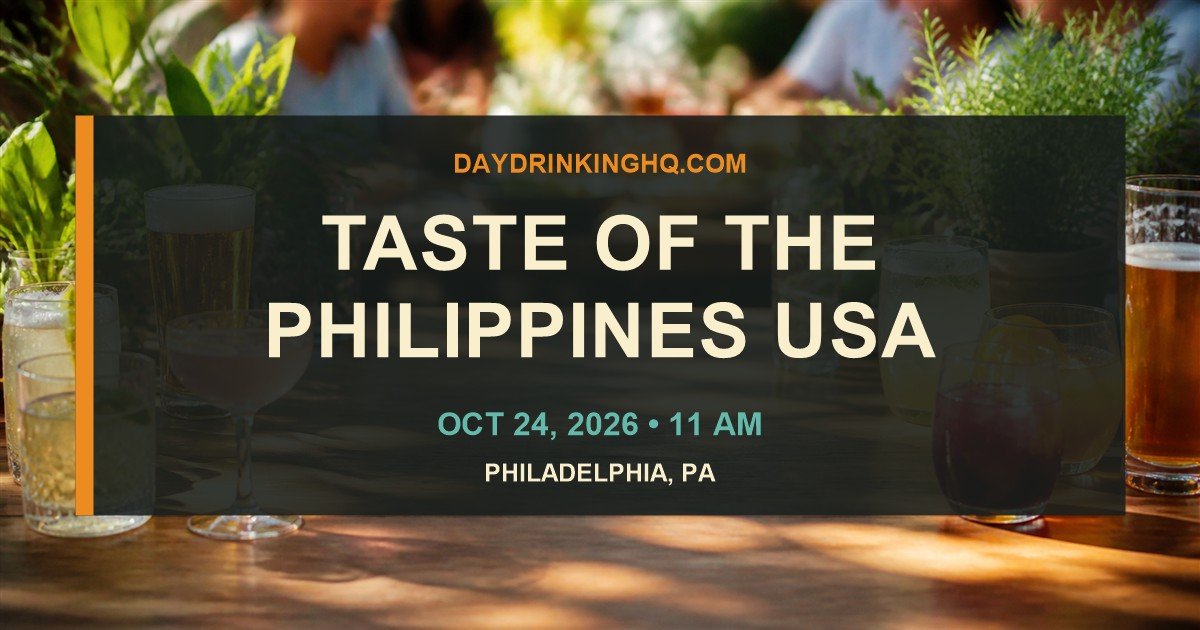 DayDrinkingHQ event card for Taste of the Philippines USA 2026