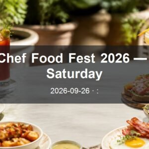 Yes Chef Food Fest 2026 — NYC Saturday daytime event card