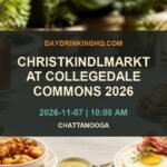 Christkindlmarkt at Collegedale Commons 2026 event card with date and Chattanooga location