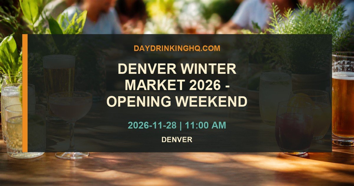 Denver Winter Market 2026 - Opening Weekend event card with date and Denver location