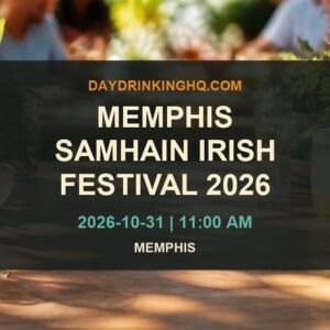 Memphis Samhain Irish Festival 2026 event card with date and Memphis location