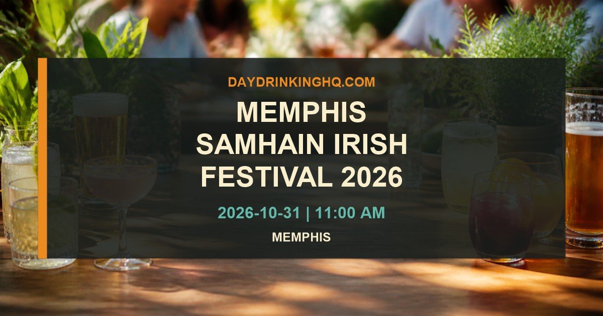 Memphis Samhain Irish Festival 2026 event card with date and Memphis location