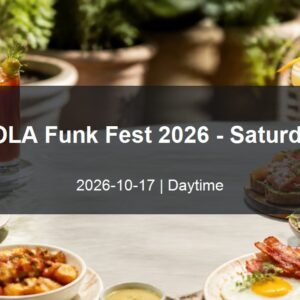 NOLA Funk Fest 2026 - Saturday daytime event card