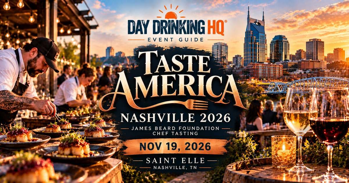 DDHQ Taste America Nashville 2026 James Beard chef tasting event poster