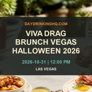 Viva Drag Brunch Vegas Halloween 2026 event card with date and Las Vegas location